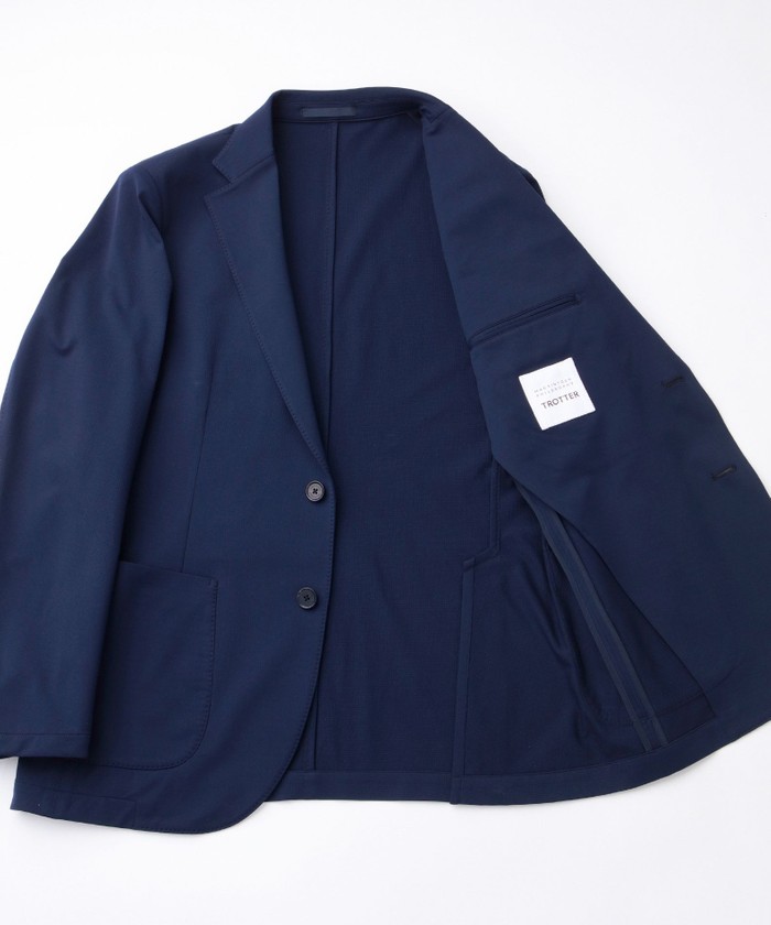 TROTTER JACKET ＃082 SOLOTEX×格子ジャージ(502929038)｜HANKYU MEN'S
