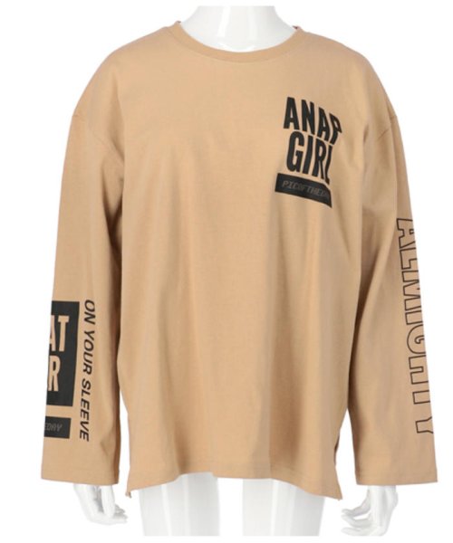 ANAP　GiRL(アナップガール)/ビッグサイズロングTシャツ/img18