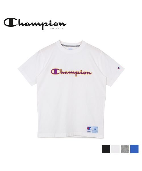 CHAMPION(チャンピオン)/チャンピオン Champion Tシャツ 半袖 メンズ レディース T－SHIRT ブラック ホワイト グレー ブルー 黒 白 C3－Q301'/img02