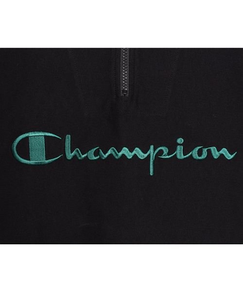 CHAMPION(チャンピオン)/チャンピオン Champion Tシャツ 半袖 リバースウィーブ メンズ REVERSE WEAVE HALF ZIP T－SHIRT ブラック ホワイト ネイ/img02