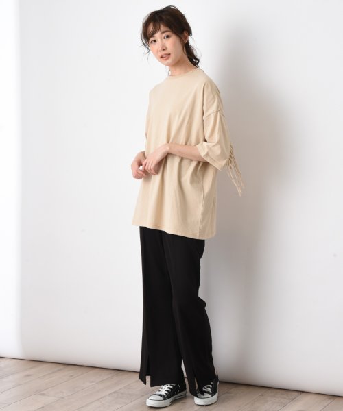 actuelselect(アクチュエルセレクト)/【SUPERTHANKS】FRINGE BIG T－SHIRT/img11