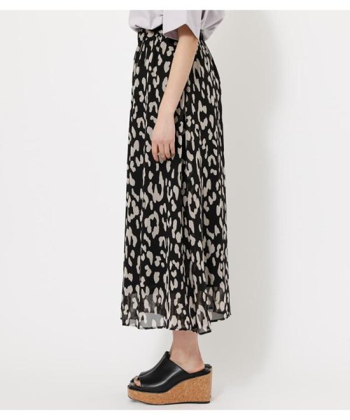 AZUL by moussy(アズールバイマウジー)/BIG LEOPARD FLARE SKIRT/img04