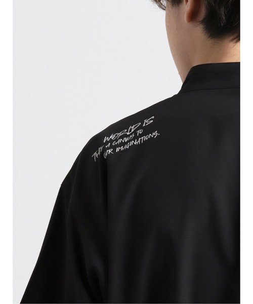 semanticdesign(セマンティックデザイン)/切替バンドカラー半袖BIGシャツ/img08