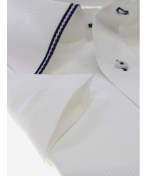 TAKA-Q(タカキュー)/形態安定 DotAir レギュラーフィット ワイドカラー半袖シャツ/img02