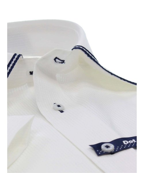 TAKA-Q(タカキュー)/形態安定 DotAir レギュラーフィット ワイドカラー半袖シャツ/img03