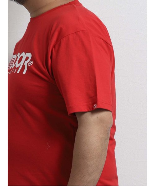 GRAND-BACK(グランバック)/【大きいサイズ】アウトドアプロダクツ/OUTDOOR PRODUCTS 天竺ロゴプリント クルーネック半袖Tシャツ/img06