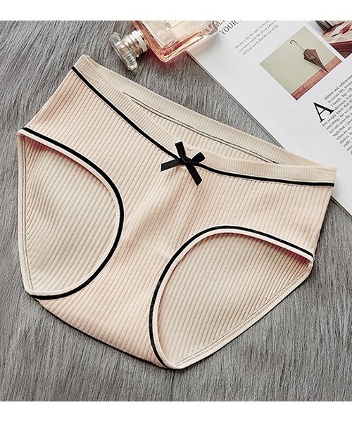 セール リボンリブショーツ4色セット 下着 インナー レディース 女性 ナチュラル 可愛い アミュレット Amulet Magaseek