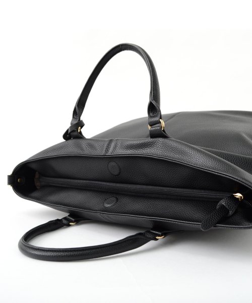 サイド折れ3wayトートバッグ【aroco/アロコ】 レディース A4 大容量 通勤通学 レディース ショルダーバッグ  仕事バッグ 通勤バッグ 人気・おすすめ｜売れ筋商品・話題商品におすすめ コスパ重視 安心配送 コスパ重視