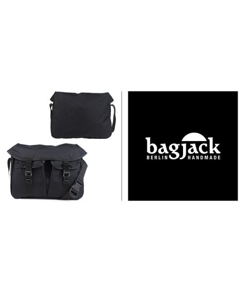 Bagjack(バッグジャック)/bagjack バッグジャック メッセンジャーバッグ ショルダーバッグ メンズ レディース HNTR BAG ブラック/img01