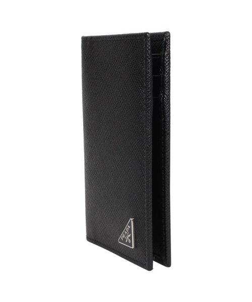 プラダ Prada パスケース カードケース Id 定期入れ サフィアーノ メンズ Saffiano Triangolo ブラック 黒 2mc101 Qhh プラダ Prada Magaseek