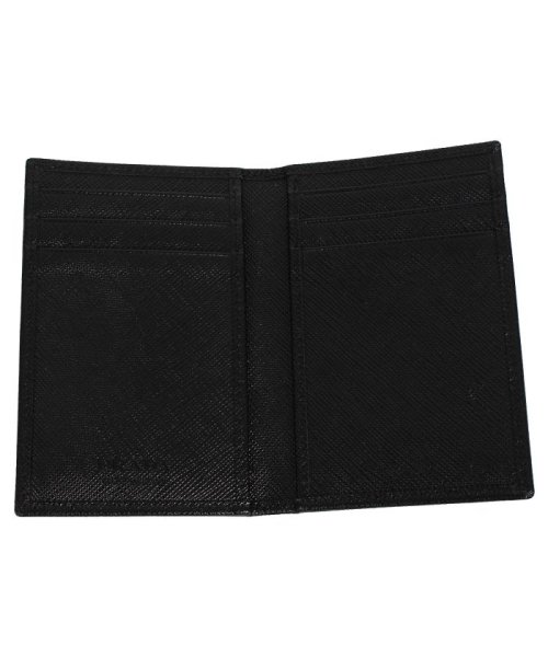 プラダ Prada パスケース カードケース Id 定期入れ サフィアーノ メンズ Saffiano Triangolo ブラック 黒 2mc101 Qhh プラダ Prada Magaseek
