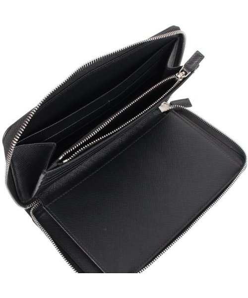プラダ Prada 財布 長財布 サフィアーノ メンズ ラウンドファスナー Saffiano Triangolo ブラック 黒 2ml1 Qhh プラダ Prada Magaseek プラダ Prada 財布 長財布 サフィアーノ メンズ ラウンドファスナー Saffiano Triangolo ブラック 黒 2ml1 Qhh プラダ Prada Magaseek