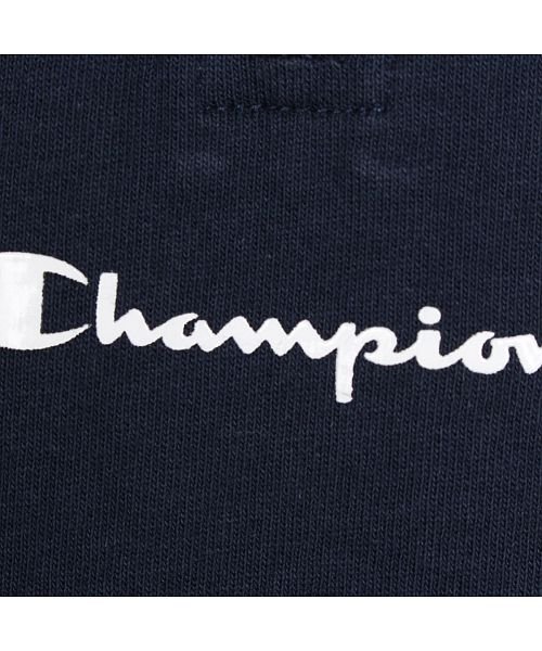 CHAMPION(チャンピオン)/チャンピオン Champion ワンピース ミディアム 半袖 レディース HALF ZIP ONEPIECE ブラック ホワイト グレー ネイビー 黒 白 CW/img03