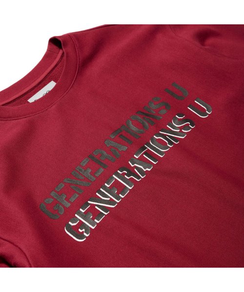 ゲス Guess Guess X Generations Logo Sweat Rugby Red ゲス Guess Magaseek