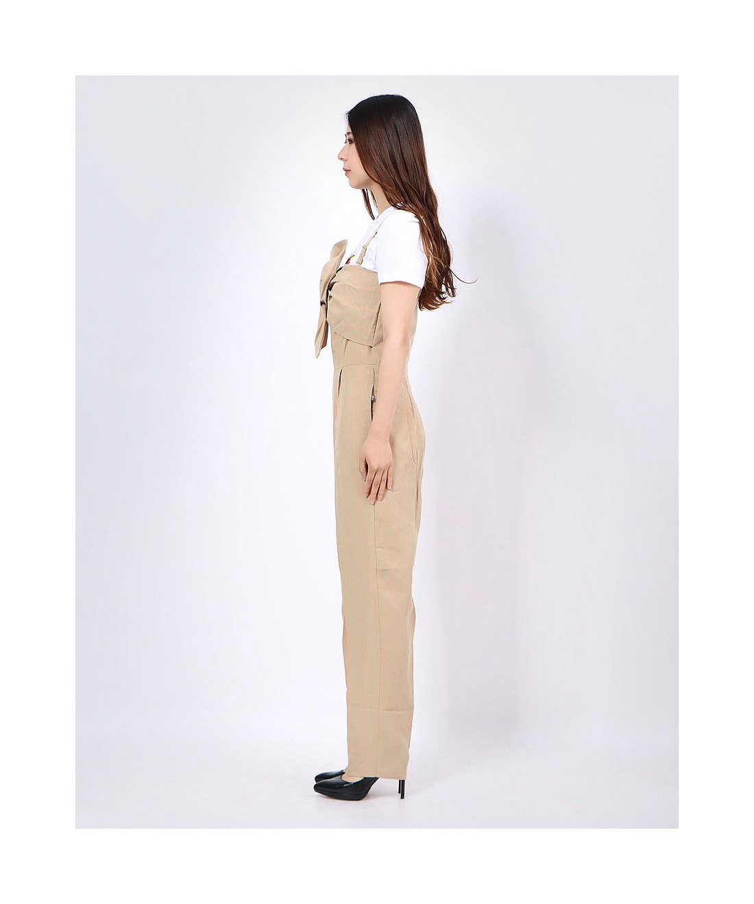 guess striped jumpsuit