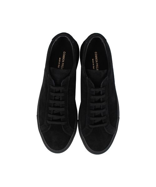 セール コモンプロジェクト Common Projects アキレス ロー スエード スニーカー メンズ Achilles Low Suede ブラック 黒 2252 コモンプロジェクト Commonprojects Magaseek