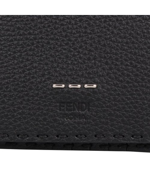 フェンディ Fendi 財布 二つ折り メンズ Selleria Cuoio Roma 8cc Wallet ブラック 黒 7m0193 1 6 新入荷 フェンディ Fendi Magaseek