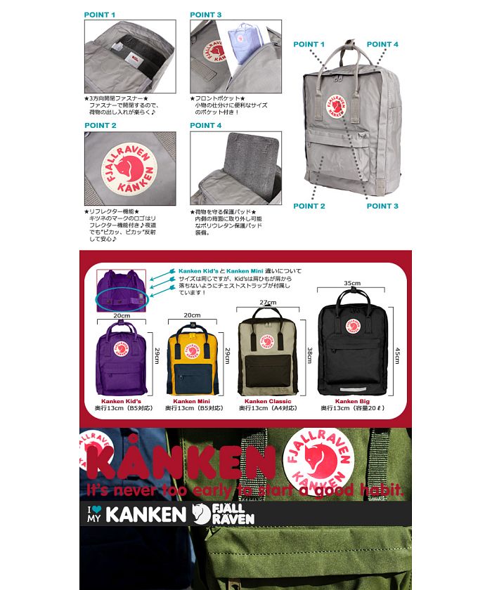 KANKEN リュック