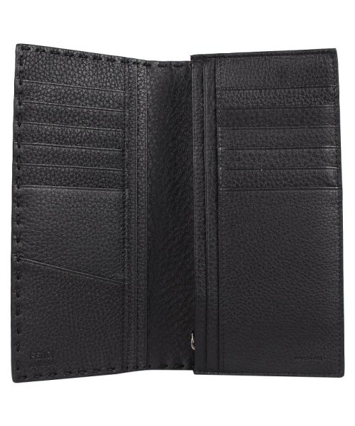 フェンディ Fendi 財布 長財布 メンズ Wallet ブラック 黒 7m0186 フェンディ Fendi Magaseek
