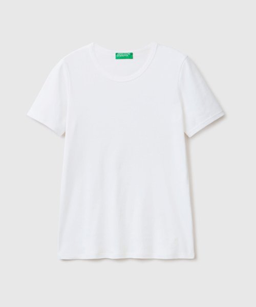 BENETTON (women)(ベネトン（レディース）)/ループロゴクルーネック半袖Tシャツ・カットソー/img10