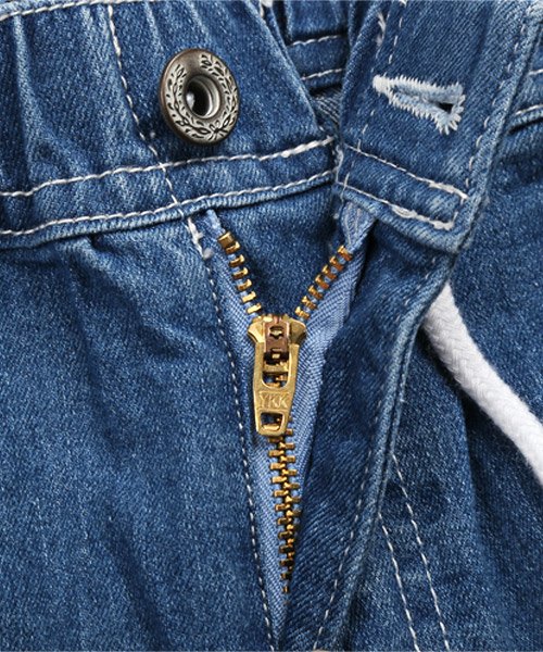 セール サイドラインスキニーアンクルデニムパンツ デニムパンツ メンズ スキニー サイドライン カットデニム アンクル丈 ラグスタイル Luxstyle Magaseek