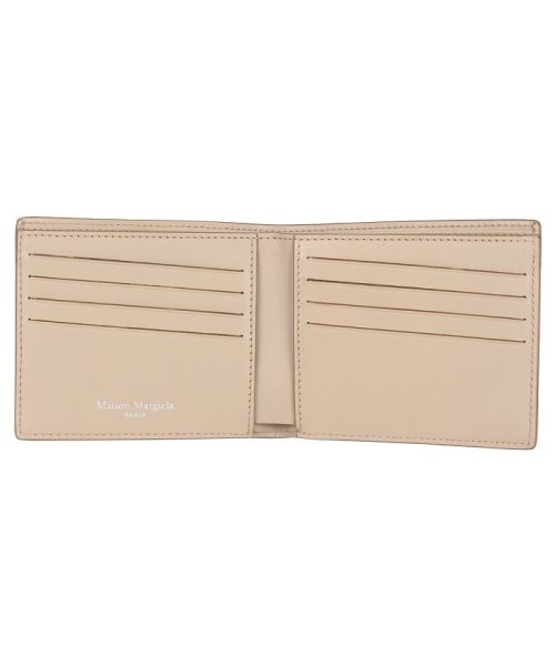 MAISON MARGIELA(メゾンマルジェラ)/メゾンマルジェラ MAISON MARGIELA 財布 二つ折り メンズ レディース WALLET ベージュ S35UI0435－T2352/img01