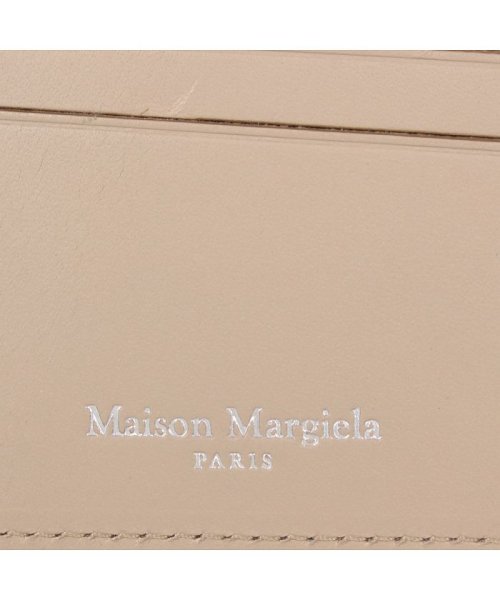 MAISON MARGIELA(メゾンマルジェラ)/メゾンマルジェラ MAISON MARGIELA 財布 二つ折り メンズ レディース WALLET ベージュ S35UI0435－T2352/img02