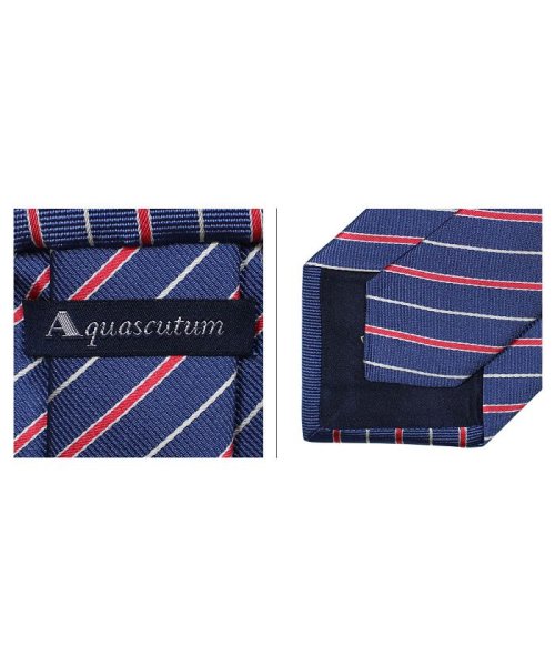 Aquascutum(アクアスキュータム)/アクアスキュータム AQUASCUTUM ネクタイ イタリア製 シルク ビジネス 結婚式 メンズ/img02