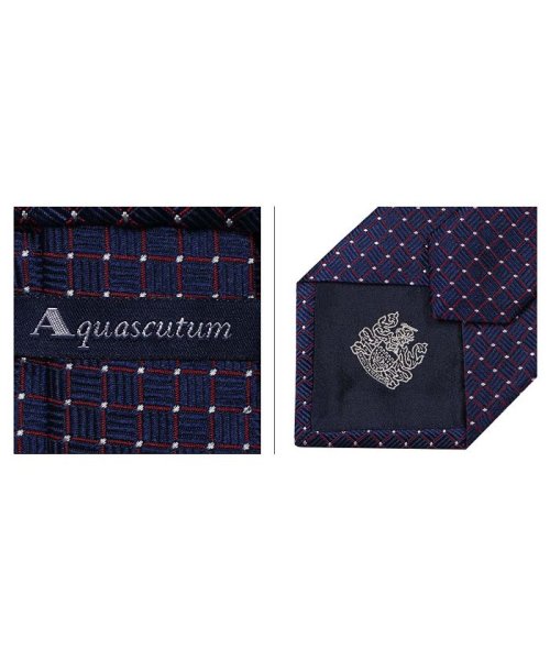 Aquascutum(アクアスキュータム)/アクアスキュータム AQUASCUTUM ネクタイ イタリア製 シルク ビジネス 結婚式 メンズ/img03