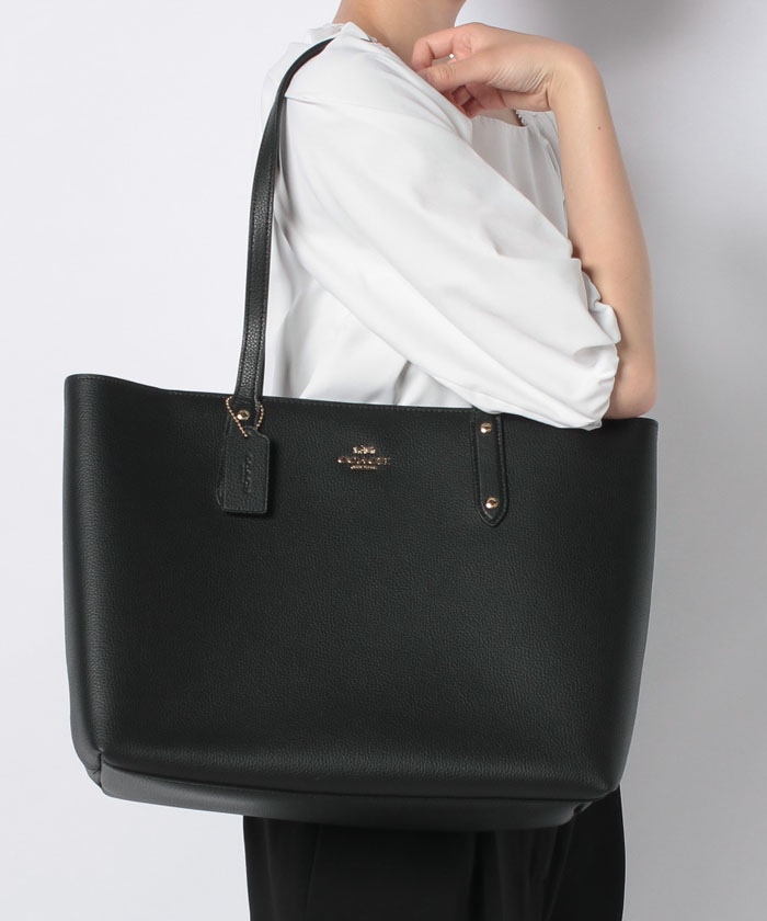 Coach central tote black clearance
