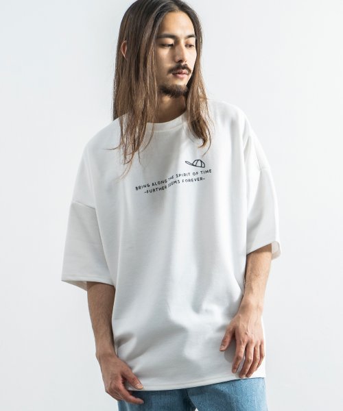 Rocky Monroe(ロッキーモンロー)/Tシャツ メンズ レディース 半袖 ビッグシルエット プリント スケーター キックボード カジュアル ストリート ルーズ ボックス 綿 コットン ポンチ素材 重/img04