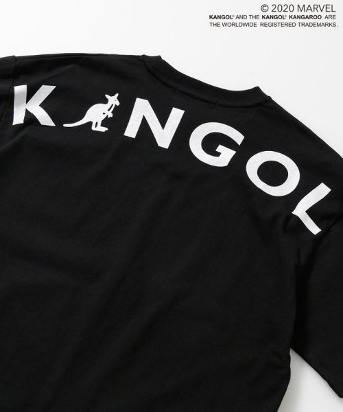 nano・universe(ナノ・ユニバース)/《WEB限定》MARVEL×KANGOL　ロゴBIG　Tシャツ/img01