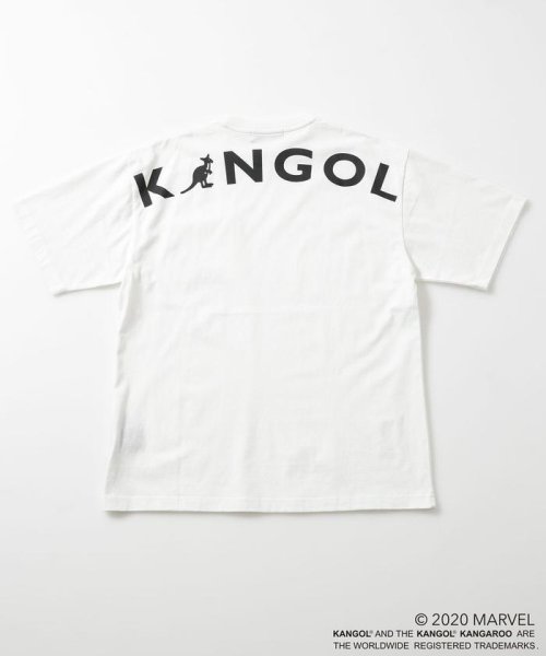 nano・universe(ナノ・ユニバース)/《WEB限定》MARVEL×KANGOL　ロゴBIG　Tシャツ/img05