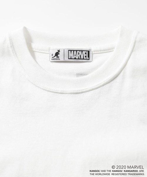 nano・universe(ナノ・ユニバース)/《WEB限定》MARVEL×KANGOL　ロゴBIG　Tシャツ/img06