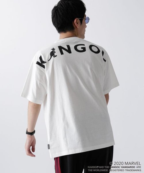 nano・universe(ナノ・ユニバース)/《WEB限定》MARVEL×KANGOL　ロゴBIG　Tシャツ/img11