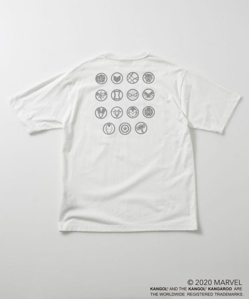 nano・universe(ナノ・ユニバース)/《WEB限定》MARVEL×KANGOL　ロゴアイコンTシャツ/img01