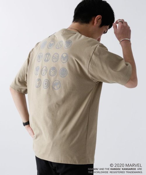 nano・universe(ナノ・ユニバース)/《WEB限定》MARVEL×KANGOL　ロゴアイコンTシャツ/img13