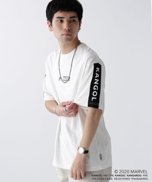 nano・universe(ナノ・ユニバース)/《WEB限定》MARVEL×KANGOL　　ショルダーロゴTシャツ/img07