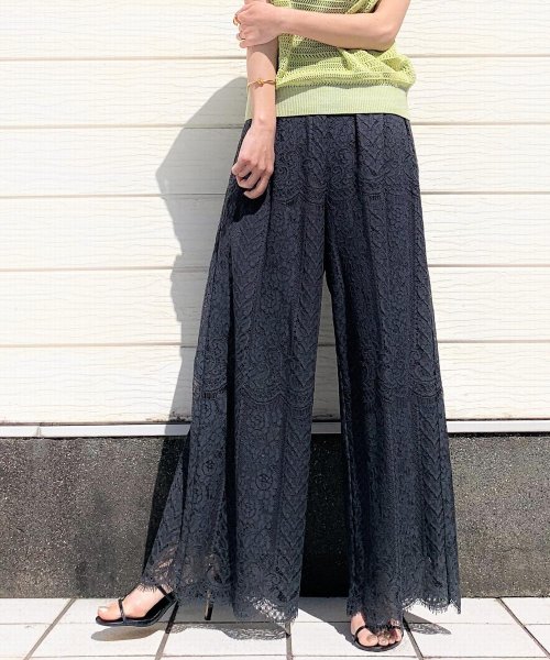 セール 10 Off スカラレースワイドパンツ キュー Q Magaseek セール 10 Off スカラレースワイドパンツ キュー Q Magaseek