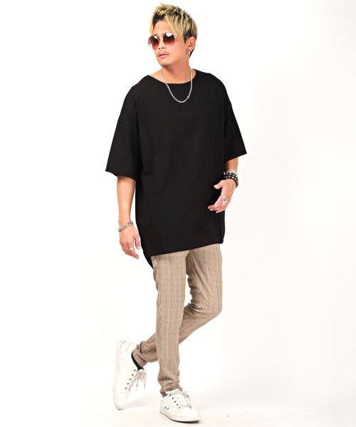 セール 無地bigtシャツ Tシャツ メンズ 半袖 5分袖 ビッグシルエット 無地 ラグスタイル Luxstyle Magaseek