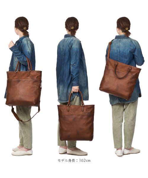 ヴァスコ トートバッグ メンズ 本革 縦型 大容量 ショルダー 底鋲 日本製 ブランド バスコ A4 B4 VASCO VS－244LS 　　　　　