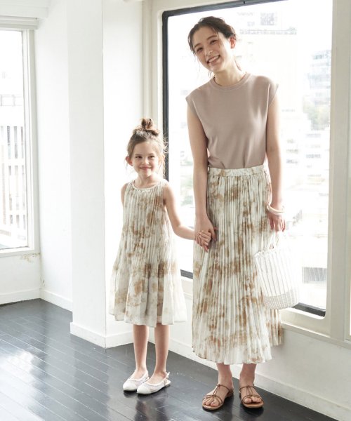 セール Rope Picnic Kids タイダイ染め消しプリーツワンピース ロぺピクニックキッズ Rope Picnic Kids Magaseek