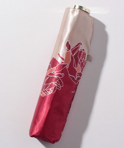 LANVIN Collection(umbrella)(ランバンコレクション（傘）)/LANVIN COLLECTION 折りたたみ傘 ”ライン ローズ”/img02
