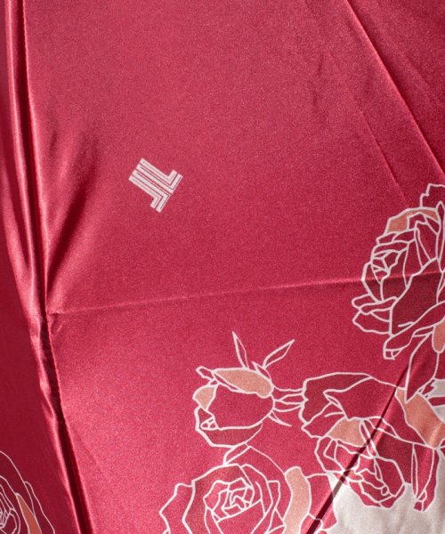 LANVIN Collection(umbrella)(ランバンコレクション（傘）)/LANVIN COLLECTION 折りたたみ傘 ”ライン ローズ”/img05