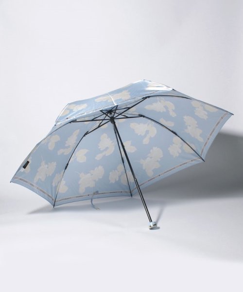 LANVIN Collection(umbrella)(ランバンコレクション（傘）)/LANVIN COLLECTION 折りたたみ傘 ”ホワイト ローズ”/img01