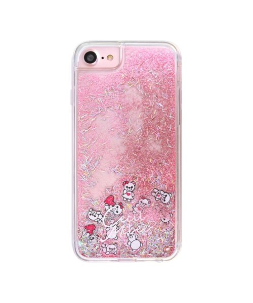 CECIL McBEE(セシルマクビー)/iphone iPhoneSE第2世代 iPhone8/7/6s/6 セシルマクビー CECILMcBEE ダイカットプレート入りグリッターケース PINK/img01