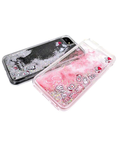 Iphone Iphonese第2世代 Iphone8 7 6s 6 セシルマクビー Cecilmcbee ダイカットプレート入りグリッターケース Pink エムファクトリー Mーfactory Magaseek