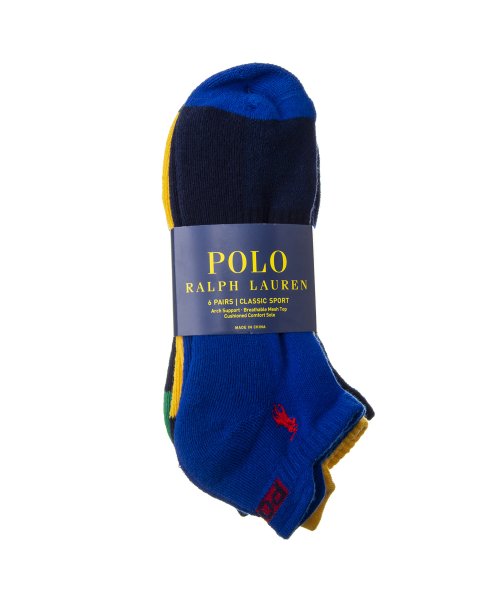 セール メンズ Polo Ralph Lauren 7335pk Socks 6足セット ポロラルフローレン Polo Ralph Lauren Magaseek