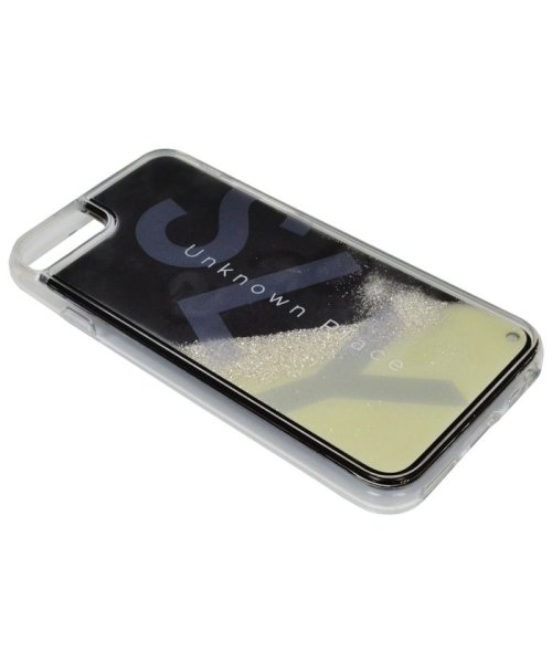 SLY(スライ)/iphone se3 ケース クリア iphone se2 ケース 透明 スライ SLY ラメ入りネオンサンドケース 白×黒 スマホケース/img01