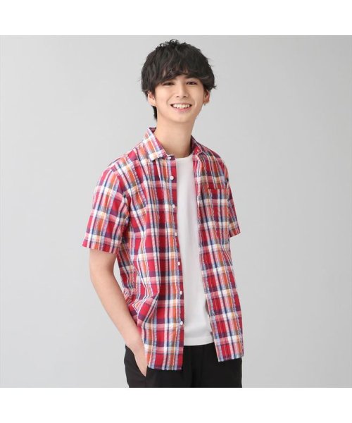 TOKYO SHIRTS(TOKYO SHIRTS)/ショートワイドカラー 綿100% 半袖シャツ/img01